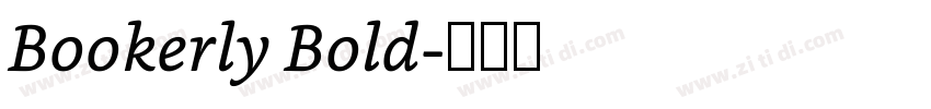 Bookerly Bold字体转换